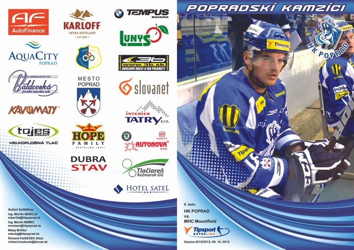 Bulletin Popradskí kamzíci - MHC Mountfield